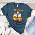 Haunted By 67 Boo Ghost Pumpkin Halloween Teacher Women's Heather T-Shirt Heather Deep Teal Haunted By 67 Boo Ghost Pumpkin Halloween Teacher Women's Heather T-Shirt Heather Deep Teal