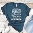 Health Teacher Tshirt Appreciation For Men Women Women's Heather T-Shirt Heather Deep Teal