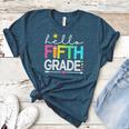 Hello Fifth Grade Teacher Student 5th Grade Back To School Women's Heather T-Shirt Heather Deep Teal Hello Fifth Grade Teacher Student 5th Grade Back To School Women's Heather T-Shirt Heather Deep Teal