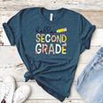 Hello Second Grade Team 2nd Grade Back To School Teacher Kid Women's Heather T-Shirt Heather Deep Teal