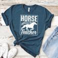 Horse Riding Teacher Rider Lover Equestrian Men Women Kids Women's Heather T-Shirt Heather Deep Teal Horse Riding Teacher Rider Lover Equestrian Men Women Kids Women's Heather T-Shirt Heather Deep Teal