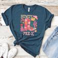Howdy Pre-K Cowgirls Teacher Back To School Women's Heather T-Shirt Heather Deep Teal