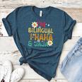 I’m Bilingual I Haha And Jaja Spanish Teacher Bilingual For Men Women Girls Kids Women's Heather T-Shirt Heather Deep Teal