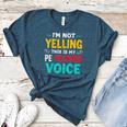 I’m Not Yelling This Is My PE School Teacher Voice I Teach Women's Heather T-Shirt Heather Deep Teal I’m Not Yelling This Is My PE School Teacher Voice I Teach Women's Heather T-Shirt Heather Deep Teal