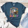 Inclusion Isnt Scary Halloween Skeleton Ghost Sped Teacher Women's Heather T-Shirt Heather Deep Teal Inclusion Isnt Scary Halloween Skeleton Ghost Sped Teacher Women's Heather T-Shirt Heather Deep Teal