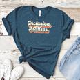 Inclusion Matters Special Education Sped Teacher Vintage Women's Heather T-Shirt Heather Deep Teal
