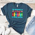 THE INFLUENCE OF A GREAT TEACHER IS NEVER ERASED Teaching For Men Women Girls Kids Women's Heather T-Shirt Heather Deep Teal THE INFLUENCE OF A GREAT TEACHER IS NEVER ERASED Teaching For Men Women Girls Kids Women's Heather T-Shirt Heather Deep Teal