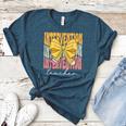 Interventionist Teacher Groovy Coquette Bow Back To School Women's Heather T-Shirt Heather Deep Teal Interventionist Teacher Groovy Coquette Bow Back To School Women's Heather T-Shirt Heather Deep Teal