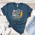 It's Beautiful Day For Learning Teacher Students Girls Boys Women's Heather T-Shirt Heather Deep Teal