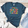 Its A Good Day To Run And Play PE Teacher Physical Education Women's Heather T-Shirt Heather Deep Teal Its A Good Day To Run And Play PE Teacher Physical Education Women's Heather T-Shirt Heather Deep Teal
