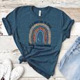 Its A Good Day To Teach Tiny Musicians Music Teacher Rainbow Women's Heather T-Shirt Heather Deep Teal