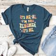 It's Me Hi I'm The Teacher It's Me Groovy Teacher Women's Heather T-Shirt Heather Deep Teal It's Me Hi I'm The Teacher It's Me Groovy Teacher Women's Heather T-Shirt Heather Deep Teal