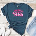 My Job Is Teach Pink Retro Female Teacher Life Women Women's Heather T-Shirt Heather Deep Teal My Job Is Teach Pink Retro Female Teacher Life Women Women's Heather T-Shirt Heather Deep Teal