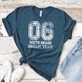 Kids Hello Sixth Back To School 6th Grade Dream Team Teacher Women's Heather T-Shirt Heather Deep Teal Kids Hello Sixth Back To School 6th Grade Dream Team Teacher Women's Heather T-Shirt Heather Deep Teal