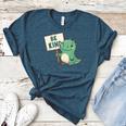 Be Kind Teacher Anti-Bullying Dino Kindness Women Men Boys Women's Heather T-Shirt Heather Deep Teal Be Kind Teacher Anti-Bullying Dino Kindness Women Men Boys Women's Heather T-Shirt Heather Deep Teal