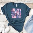 In My Kindergarten Era Teacher Kids Back To School Kinder Women's Heather T-Shirt Heather Deep Teal In My Kindergarten Era Teacher Kids Back To School Kinder Women's Heather T-Shirt Heather Deep Teal