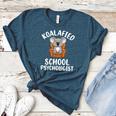 Koalafied School Psychologist Koala Lover Psychology Teacher Women's Heather T-Shirt Heather Deep Teal