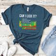 Can I Lick It Periodic Table Science Teacher Student Women's Heather T-Shirt Heather Deep Teal