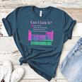 Can I Lick It Periodic Table Teacher Student Kids Women's Heather T-Shirt Heather Deep Teal Can I Lick It Periodic Table Teacher Student Kids Women's Heather T-Shirt Heather Deep Teal