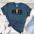 Lightning Pencil Rock'n Roll ABCD Teacher Back To School Kid Women's Heather T-Shirt Heather Deep Teal Lightning Pencil Rock'n Roll ABCD Teacher Back To School Kid Women's Heather T-Shirt Heather Deep Teal