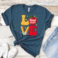Love Headstart Head Start Teachers First Day Of School Women's Heather T-Shirt Heather Deep Teal Love Headstart Head Start Teachers First Day Of School Women's Heather T-Shirt Heather Deep Teal