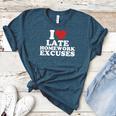 I Love Late Homework Excuses Sarcastic Teacher Lie For Men Women Women's Heather T-Shirt Heather Deep Teal I Love Late Homework Excuses Sarcastic Teacher Lie For Men Women Women's Heather T-Shirt Heather Deep Teal