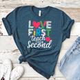 Love Them First Teach Them Second Teacher Student Love Quote Women's Heather T-Shirt Heather Deep Teal Love Them First Teach Them Second Teacher Student Love Quote Women's Heather T-Shirt Heather Deep Teal