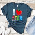 I Love STEM Student Teacher 1st Day Of School Back To School Women's Heather T-Shirt Heather Deep Teal I Love STEM Student Teacher 1st Day Of School Back To School Women's Heather T-Shirt Heather Deep Teal