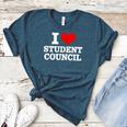 I Love Student Council Student Teacher Women's Heather T-Shirt Heather Deep Teal I Love Student Council Student Teacher Women's Heather T-Shirt Heather Deep Teal