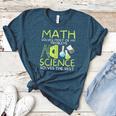 Math Solves Most Of My Problems Science Math Science Teacher Women's Heather T-Shirt Heather Deep Teal