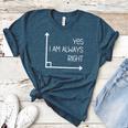 Math Teacher Geometry Angle Pun I'm Yes Always Right Women's Heather T-Shirt Heather Deep Teal Math Teacher Geometry Angle Pun I'm Yes Always Right Women's Heather T-Shirt Heather Deep Teal
