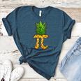 Math Teacher Hawaiian Shirts Pineapple Pi Day Symbol Women's Heather T-Shirt Heather Deep Teal