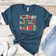 Be Merry Be Jolly Be Kind Merry Christmas Teacher Xmas PJs Women's Heather T-Shirt Heather Deep Teal Be Merry Be Jolly Be Kind Merry Christmas Teacher Xmas PJs Women's Heather T-Shirt Heather Deep Teal
