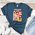 Mickey Mouse Teacher Life Women's Heather T-Shirt Heather Deep Teal Mickey Mouse Teacher Life Women's Heather T-Shirt Heather Deep Teal