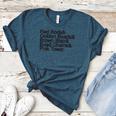 Montessori Helvetica Education Teacher Women's Heather T-Shirt Heather Deep Teal Montessori Helvetica Education Teacher Women's Heather T-Shirt Heather Deep Teal