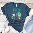 Multilingual Teacher In Dos Idiomas Linguist Language Women's Heather T-Shirt Heather Deep Teal
