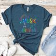Music Is For Everyone Love For Music Teachers Women's Heather T-Shirt Heather Deep Teal