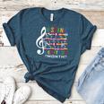 Music Teacher Kid National Hispanic Heritage Month Women's Heather T-Shirt Heather Deep Teal Music Teacher Kid National Hispanic Heritage Month Women's Heather T-Shirt Heather Deep Teal