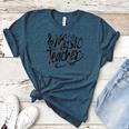 Music Teacher For Women Elementary First Day Of School Women's Heather T-Shirt Heather Deep Teal