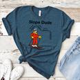 Nerdy Slope Dude Geometry Algebra Math Teacher Women's Heather T-Shirt Heather Deep Teal