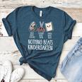 Nothing Beats Kindergarten Back To School Kid Teacher Women's Heather T-Shirt Heather Deep Teal Nothing Beats Kindergarten Back To School Kid Teacher Women's Heather T-Shirt Heather Deep Teal