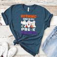 Nothing Scares Me I'm A Pre-K Teacher Halloween Ghosts Women's Heather T-Shirt Heather Deep Teal Nothing Scares Me I'm A Pre-K Teacher Halloween Ghosts Women's Heather T-Shirt Heather Deep Teal