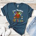 One Thankful PE Teacher Turkey Thanksgiving -Adults & Kids Classic Fit Polyester 100 Short Sleeve Women's Heather T-Shirt Heather Deep Teal One Thankful PE Teacher Turkey Thanksgiving -Adults & Kids Classic Fit Polyester 100 Short Sleeve Women's Heather T-Shirt Heather Deep Teal