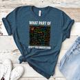 What Part Of Don't You Understand Math Teacher Women's Heather T-Shirt Heather Deep Teal What Part Of Don't You Understand Math Teacher Women's Heather T-Shirt Heather Deep Teal