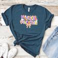 Physical Education Halloween Bow Checkered Teacher Ghost PE Women's Heather T-Shirt Heather Deep Teal Physical Education Halloween Bow Checkered Teacher Ghost PE Women's Heather T-Shirt Heather Deep Teal