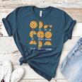 Pizza Slice Fraction Math Teacher Back To School Educational Women's Heather T-Shirt Heather Deep Teal