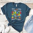 Play Is Learning Kindergarten Preschool Teacher Appreciation Women's Heather T-Shirt Heather Deep Teal