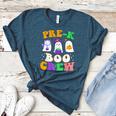 Pre-K Boo Crew Cute Ghost Halloween Costume Teacher Student For Men Women Kids Women's Heather T-Shirt Heather Deep Teal Pre-K Boo Crew Cute Ghost Halloween Costume Teacher Student For Men Women Kids Women's Heather T-Shirt Heather Deep Teal