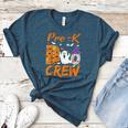 Pre K Boo Crew Teacher Student Halloween Pre Kindergarten Women's Heather T-Shirt Heather Deep Teal