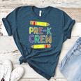 Pre-K Crew PreK Teachers Back To School Women's Heather T-Shirt Heather Deep Teal